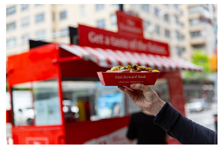 The Economist hypes plant-based franks, self in NYC street promo